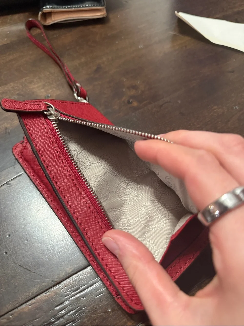 Michael Kors Wallet Red NEVER USED